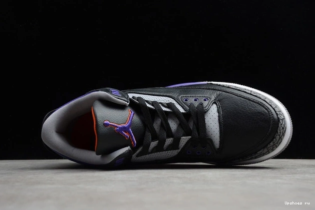 Court Retro Jordan 3 Air Purple Black CT8532-050 0415